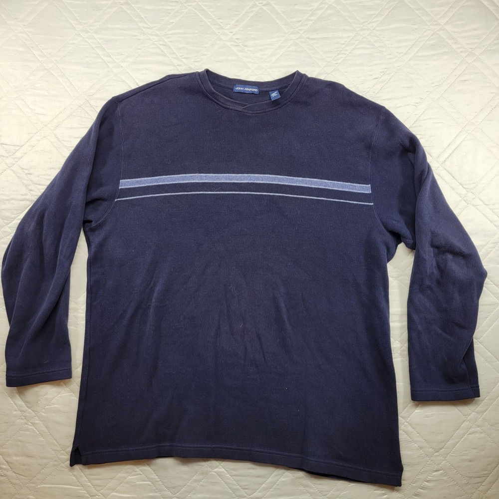 John Ashford dark blue sweater size XL Tall